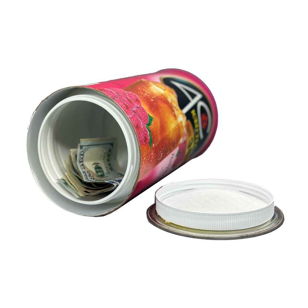 Stash Can- Secret Storage Container- 4C Ice Tea-RaspberryLarge (Store Valuables)