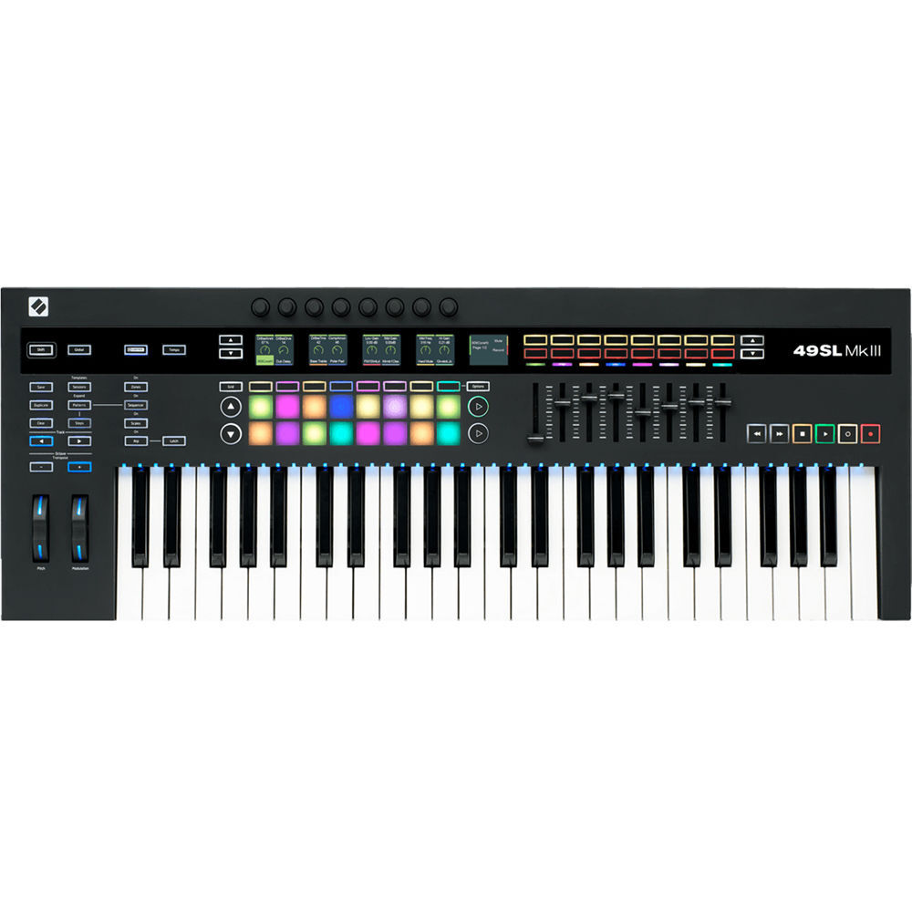 Novation SL MkIII MIDI and CV Keyboard Controller with Sequencer - 49 Key