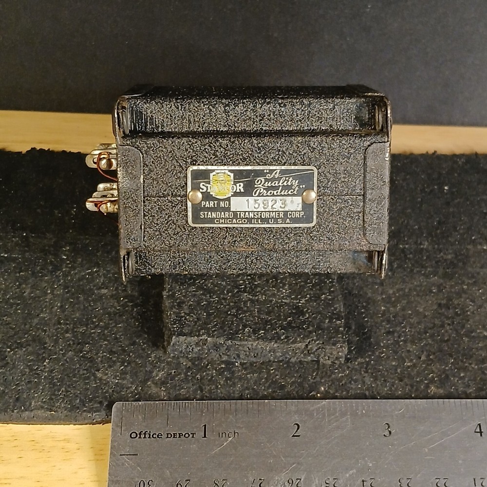 1944 Stancor # 15923 Deco Square Transformer