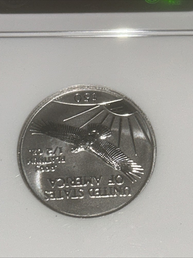 1997 Eagle P$50 MS69 1/2 Ounce Platinum