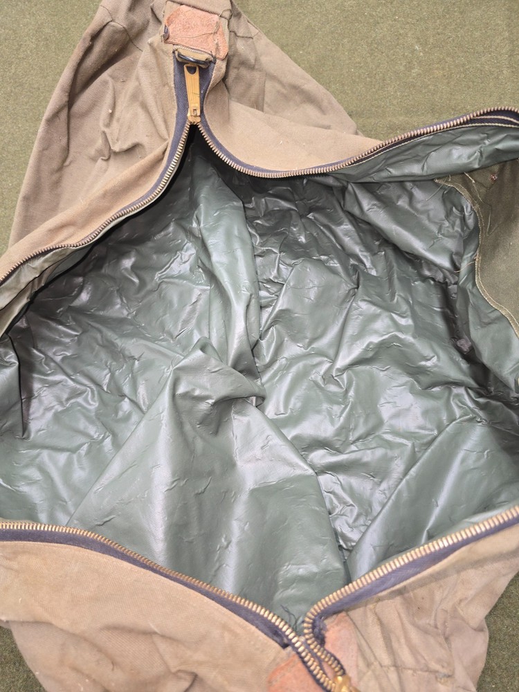 WWII USAAF Rubber Lined Flight Bag