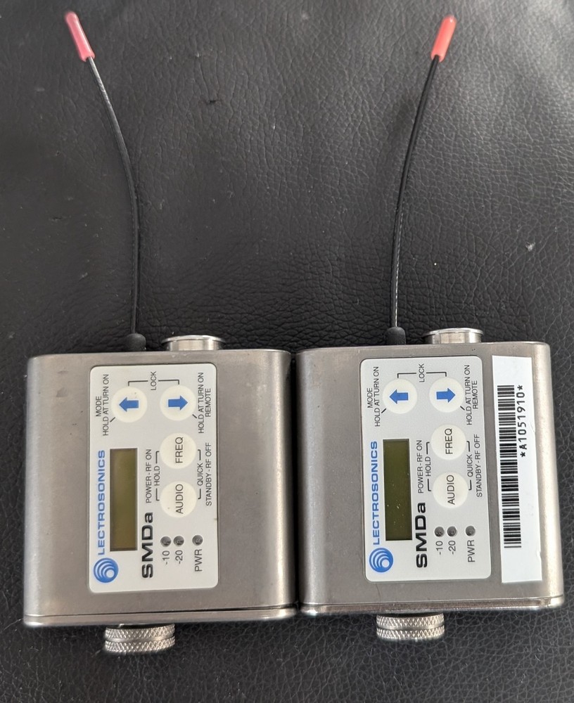 Lectrosonics SMDA Super-Miniature Microphone Transmitter BLK 27 x 2 available