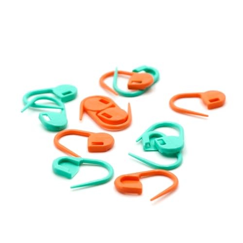 Clover Lock Ring Markers, 20/pkg Each, Multicolor