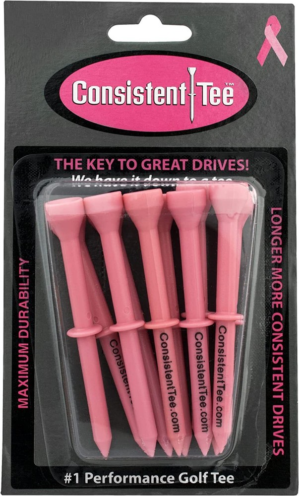 Consistent Tee Golf Tees - 10 pack Golf Tees - Pick Color! - 3.25"