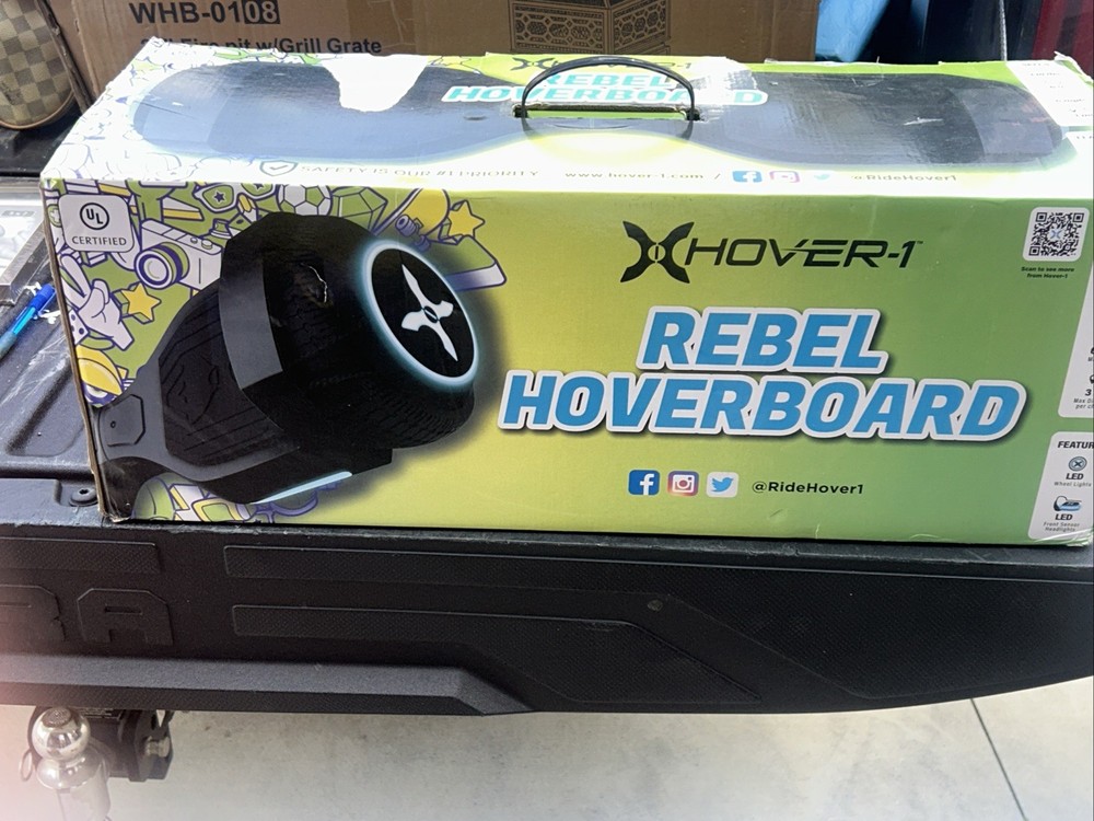 Hover-1 Rebel Hoverboard with LED Lights And Charger Cable