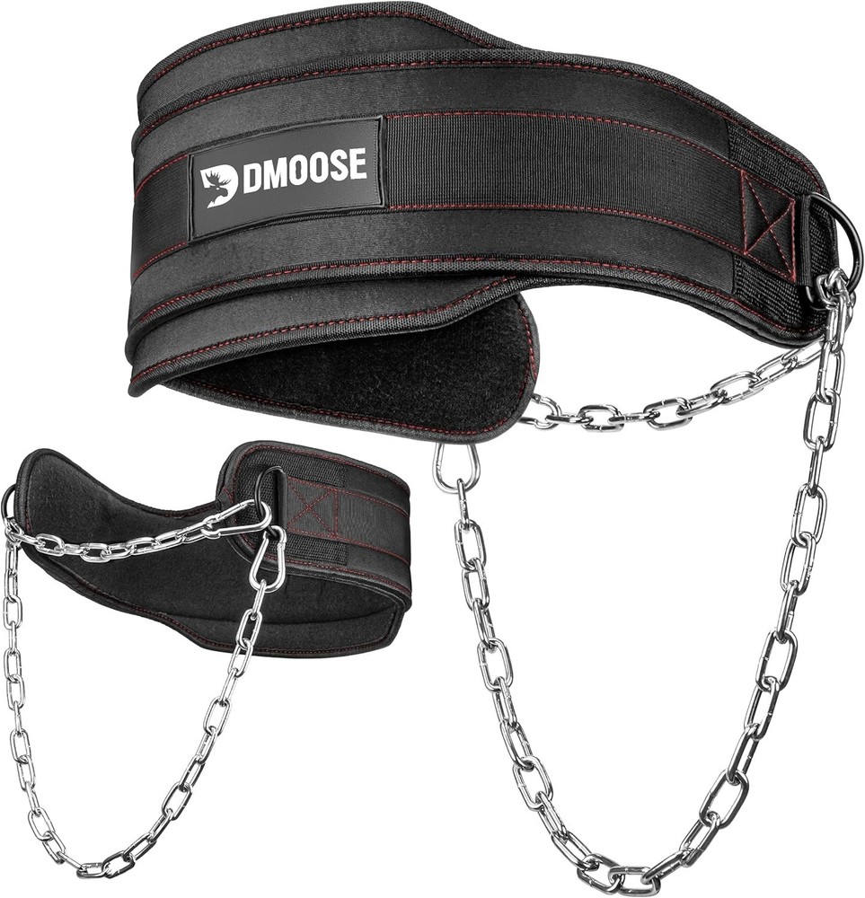 Dip Belt for Weight Lifting, Pullup, Squats & Dips - 36" Robust Steel Chain, ...