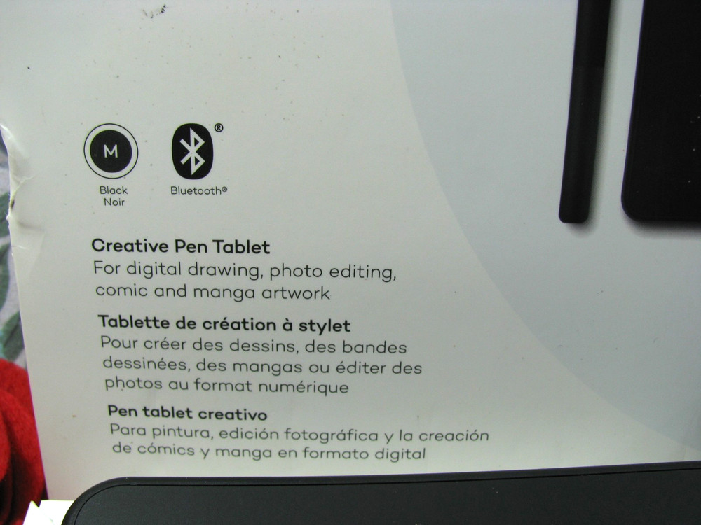 WACOM INTUOS CTL-6100WL, M Wireless Bluetooth/ USB Graphics Drawing Pad, PC/ Mac