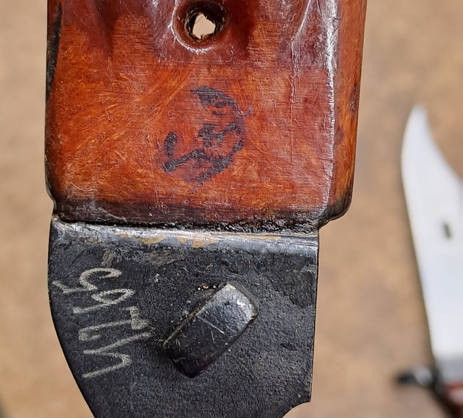 Soviet army 6h4 fixed blade knife. Izhevsk made one. Refurbished.