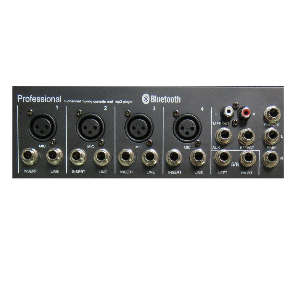 10 Channel Audio Sound Mixer Function Recording Mixing Console Effects USB Mix