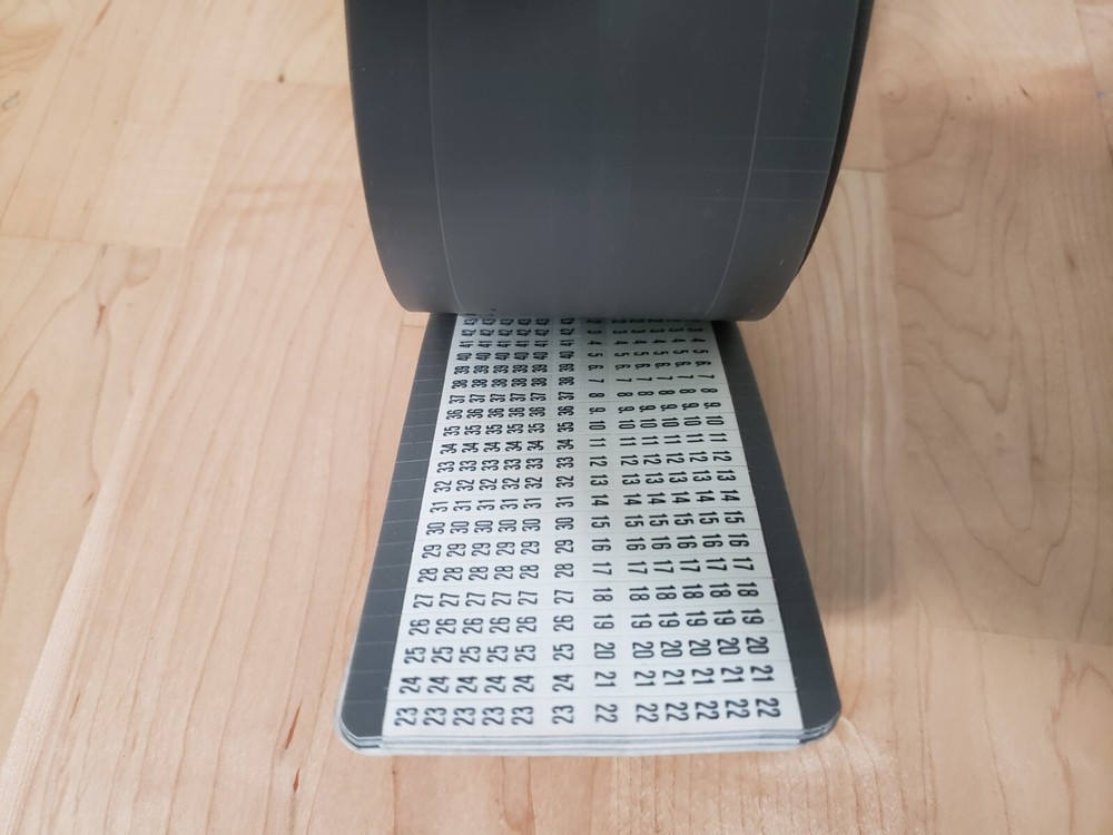 THOMAS & BETTS CORPORATION (E-Z-CODE) WIRE MARKER BOOK WM-0-45