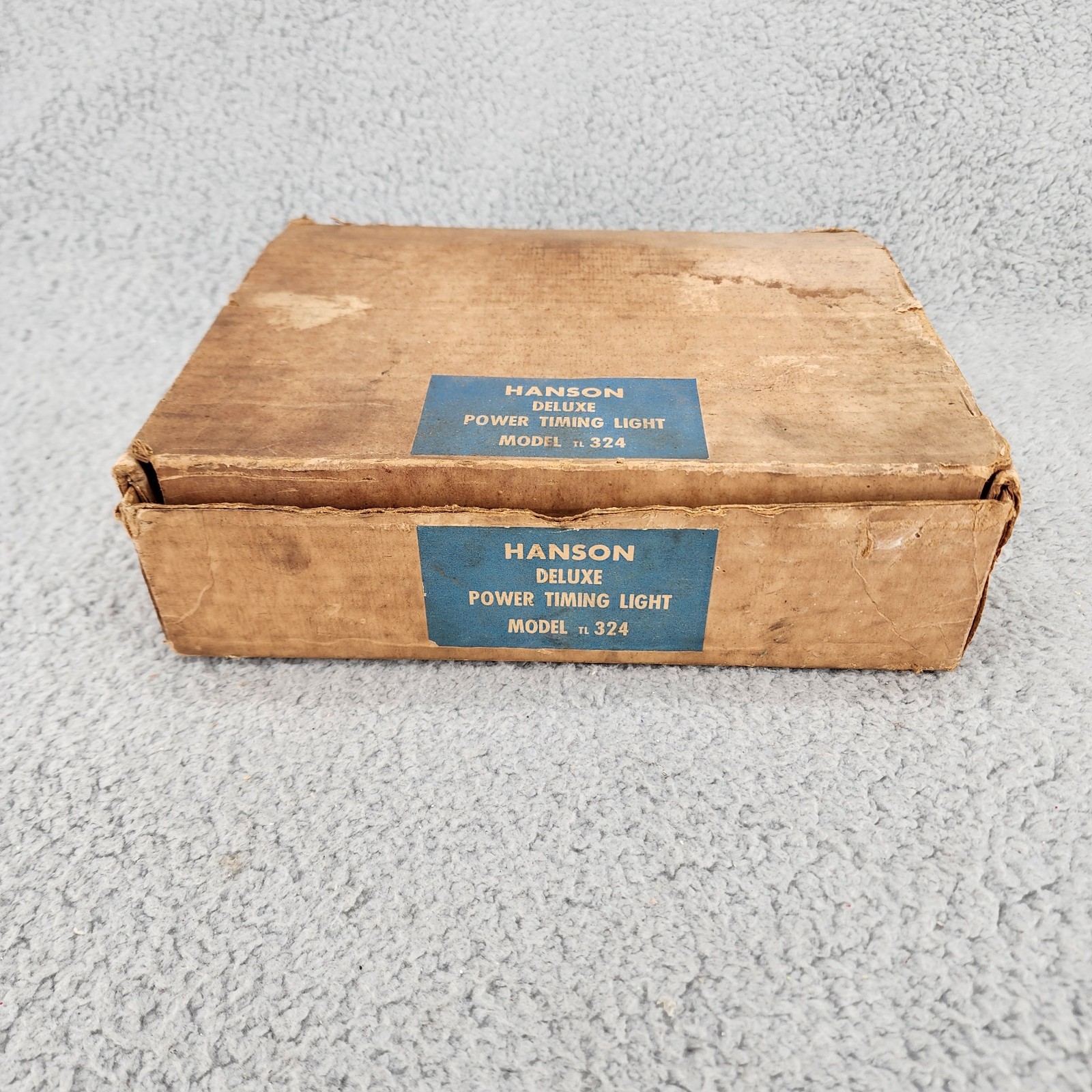 Hanson Deluxe Power Timing Light 324 - UNTESTED - Vintage MCM Mechanic Art Deco