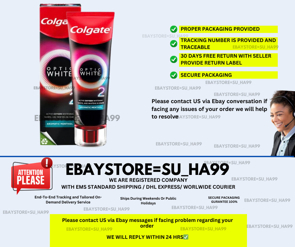 COLGATE Optic White O2 Active Oxygen Whitening Toothpaste 85g