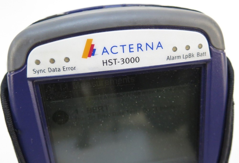 JDSU Acterna HST3000 SIM T1 Ethernet / Optical Tester w/ Soft Case