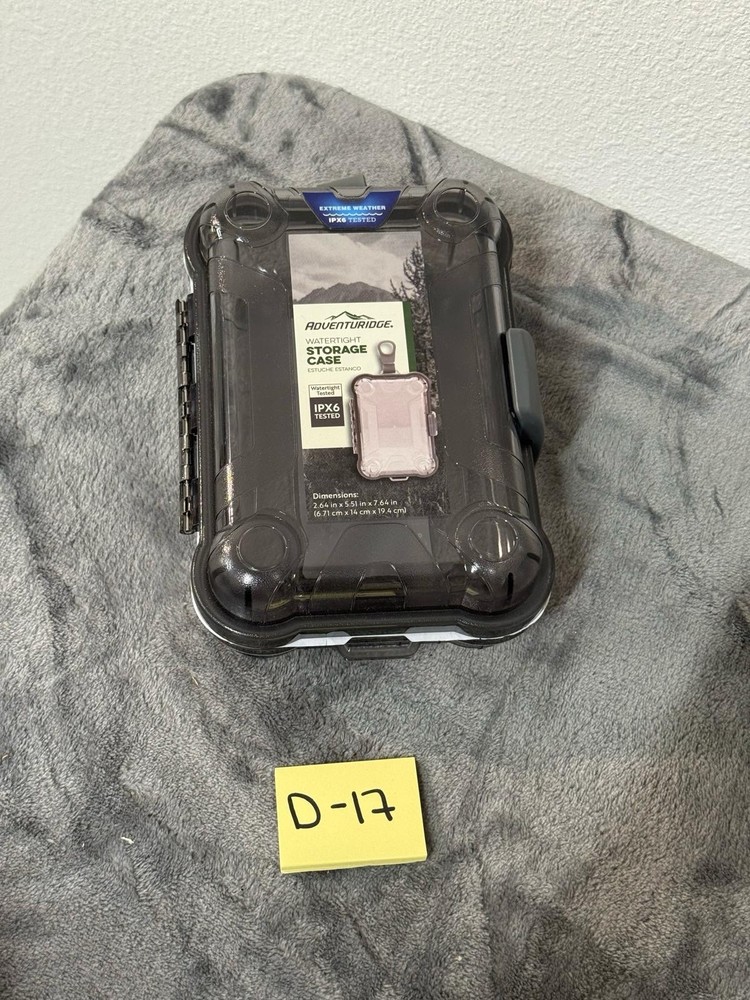 Adventuridge Watertight Storage Case designed to protect valuables