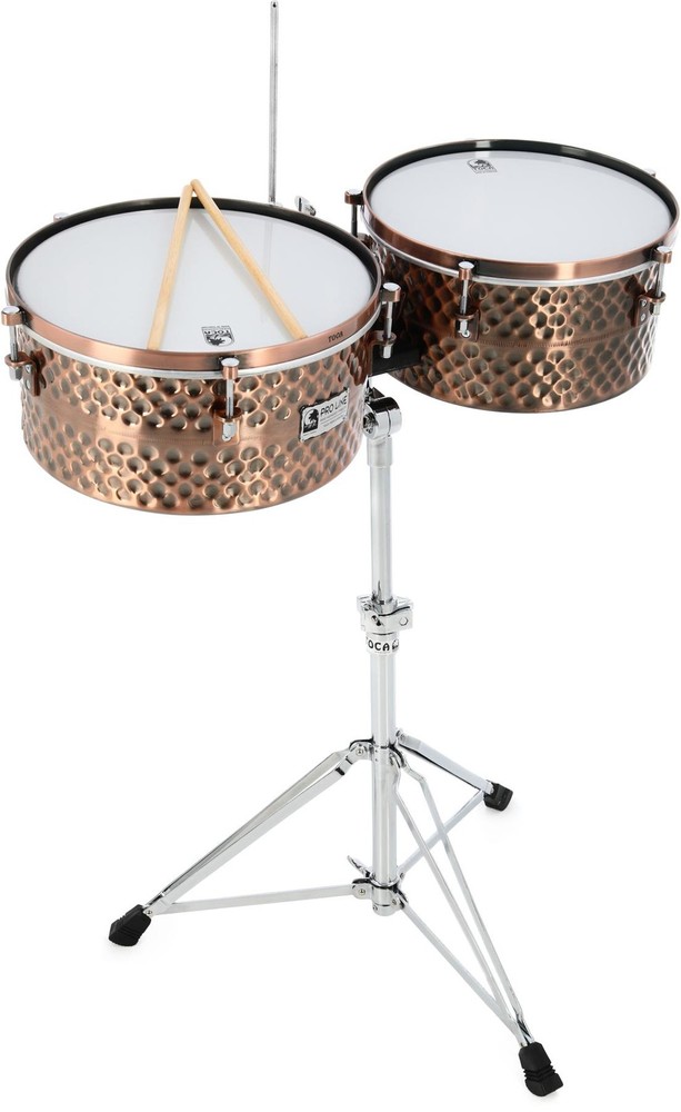 Toca Percussion Pro Line Timbales - Black Copper