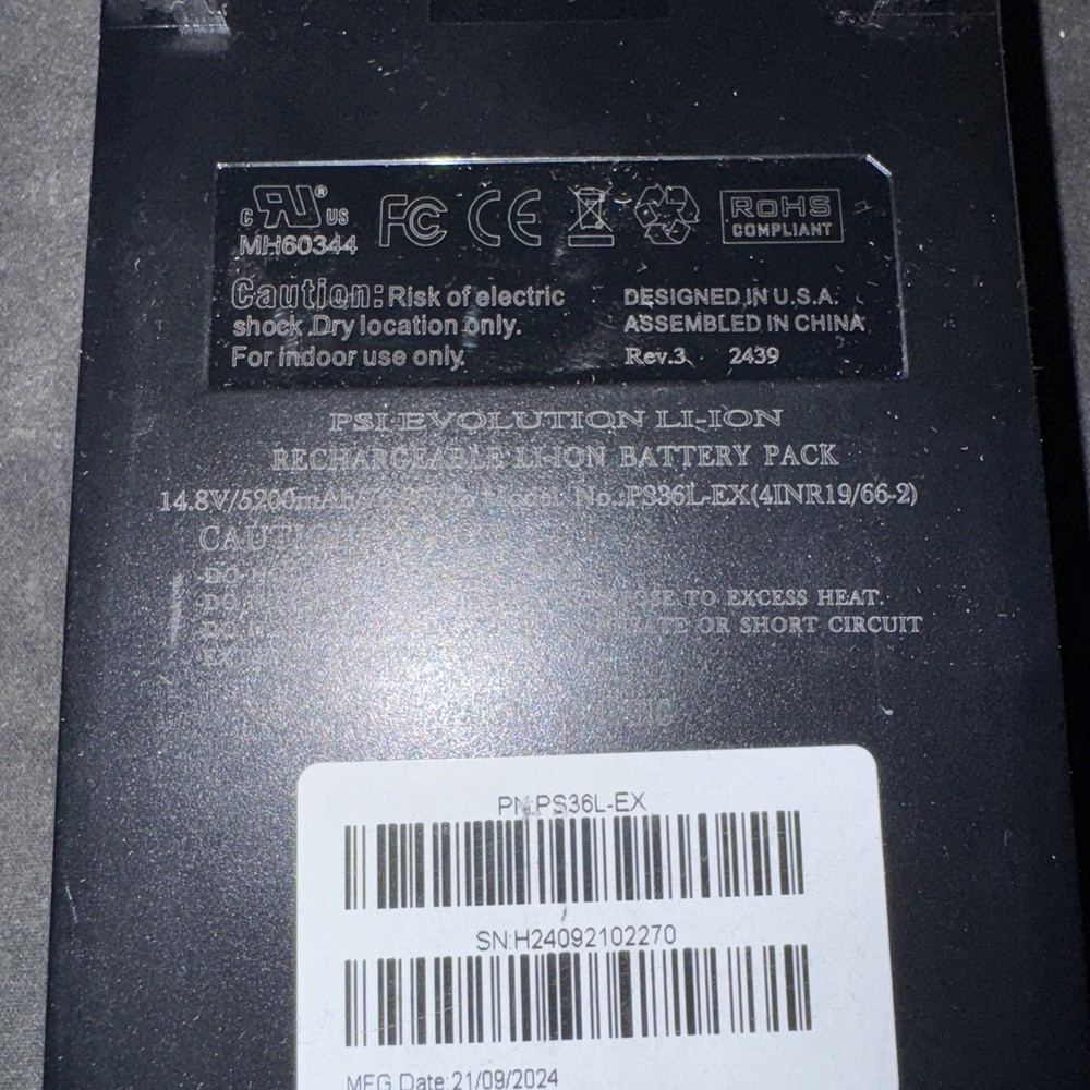 PS36L-EX Battery Pack
