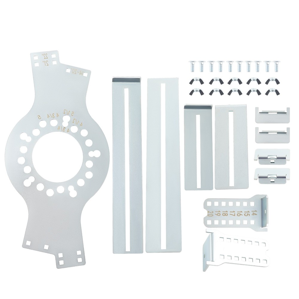 5 Bolt Pattern Measuring Tool for Wheel Offset Fitment Simulator 7-17" Width