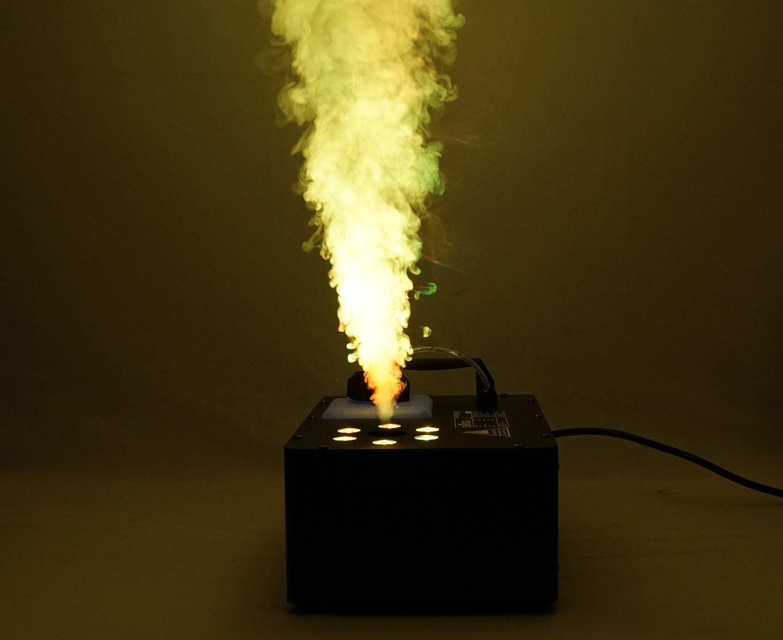 Chauvet DJ Geyser T6 Fog Machine Fogger, LED RGB Pyrotechnic Light Effect+Remote