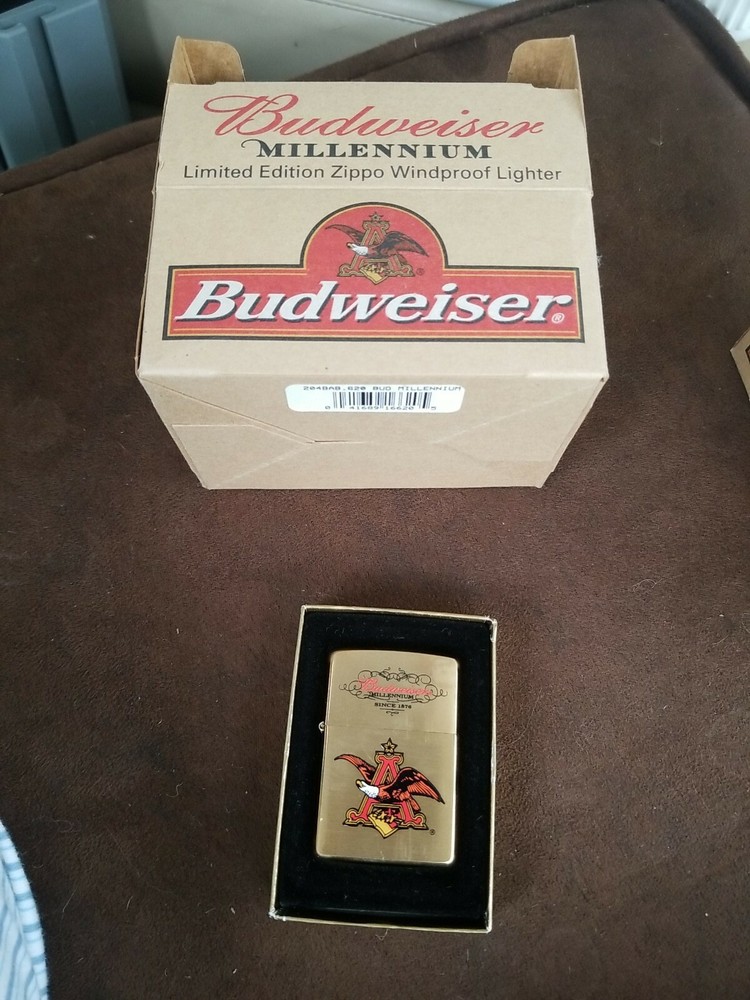 ZIPPO BUDWEISER MILLENNIUM HTF