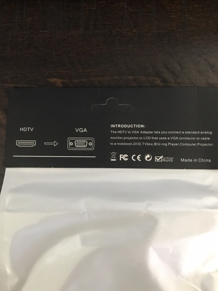 hdmi to vga adapter 2 Pack New