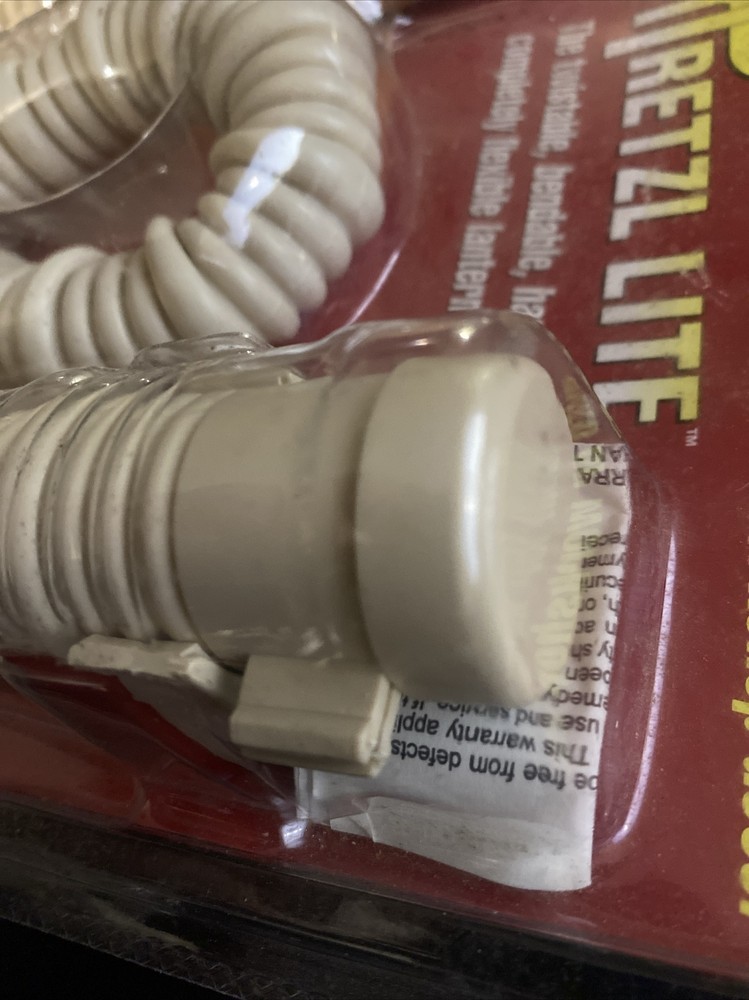 Vintage LiteAide Pretzel Lite Twistable Bendable Hangable Flexible Lantern Light