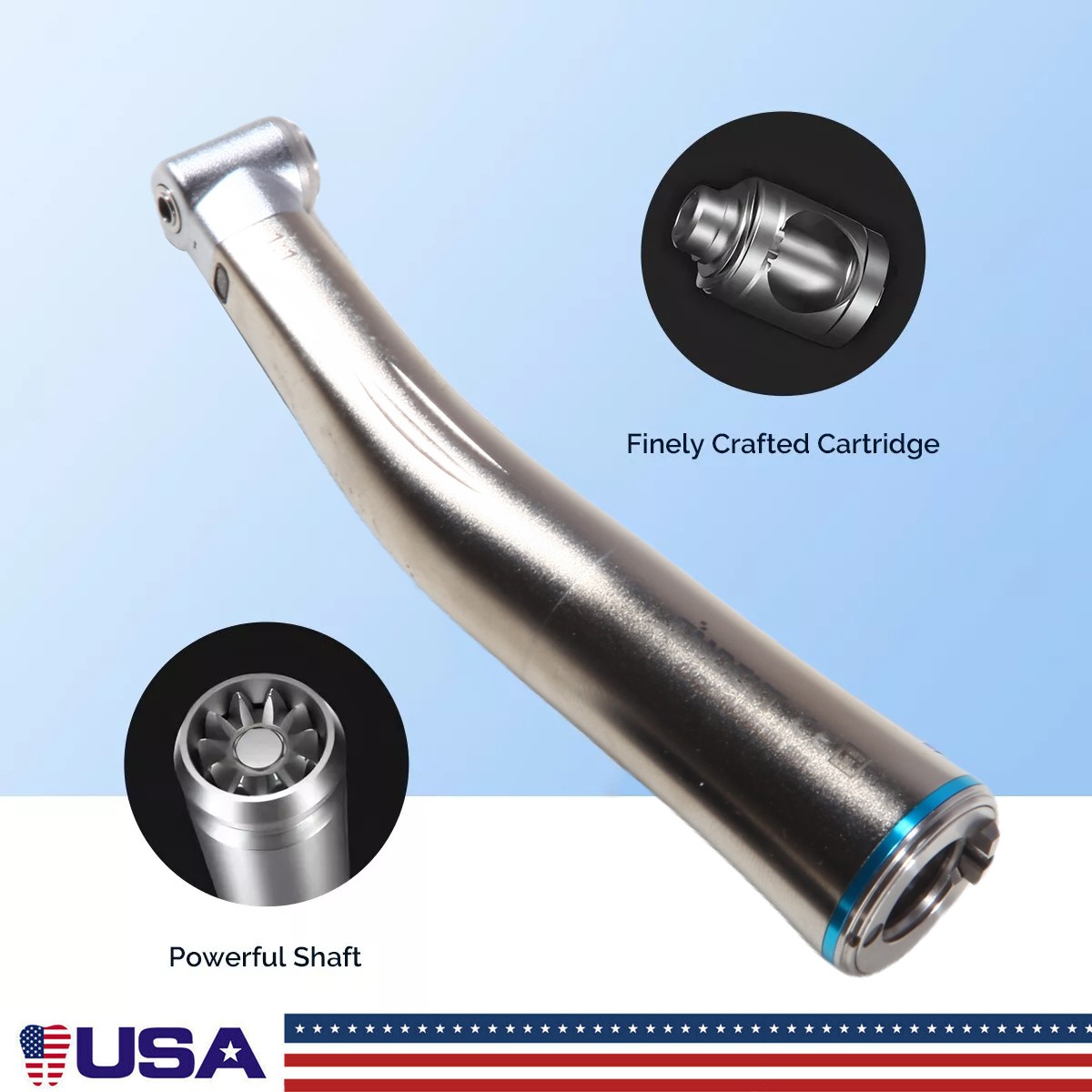 Dental Electric Handpiece 1:5/ 1:1 Fiber Optic Contra Angle/ 1:4.2 45° Surgical