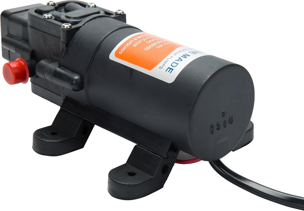 Lightweight Self-Priming 12V Water Pump - 35 PSI, Efficient Liquid Transfer