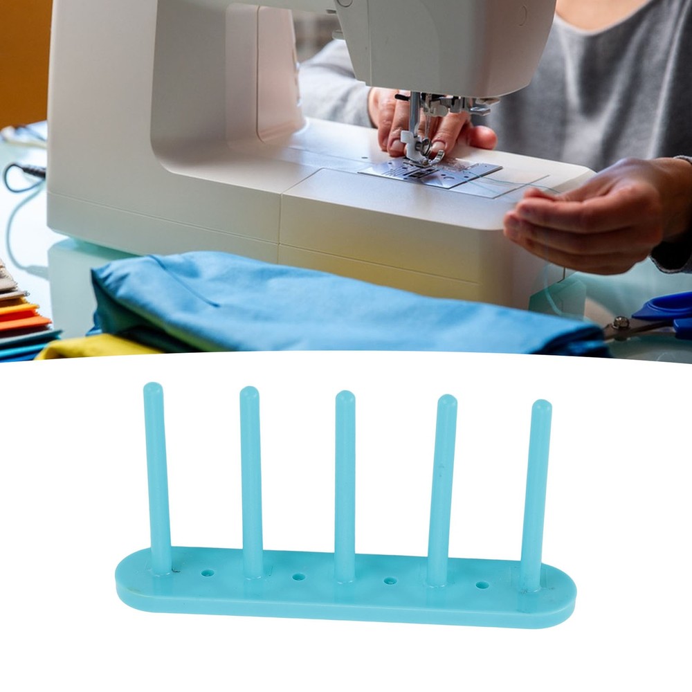 5 Column Magnetic Bobbin Holder Plastic Thread Bobbin Organizer Storage Rack