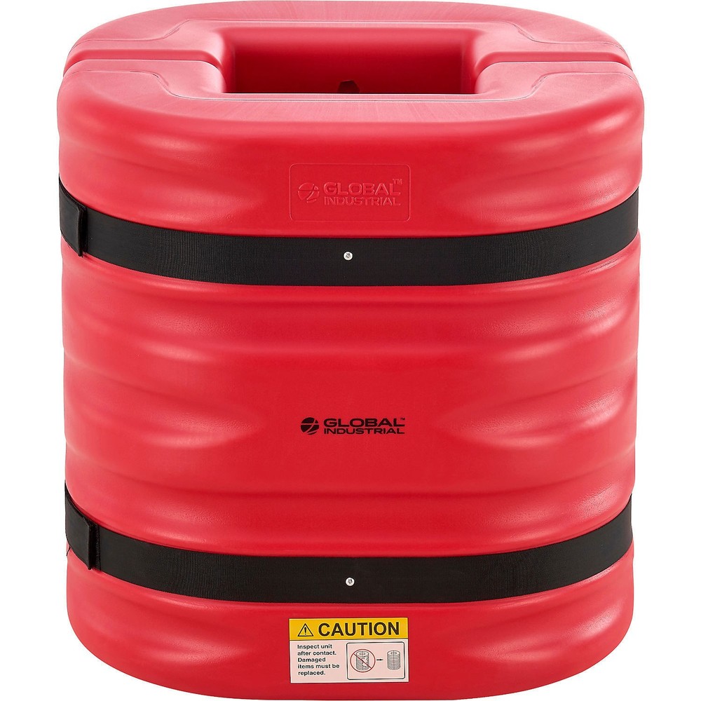 Global Industrial Column Protector 10" Opening 24" H Red