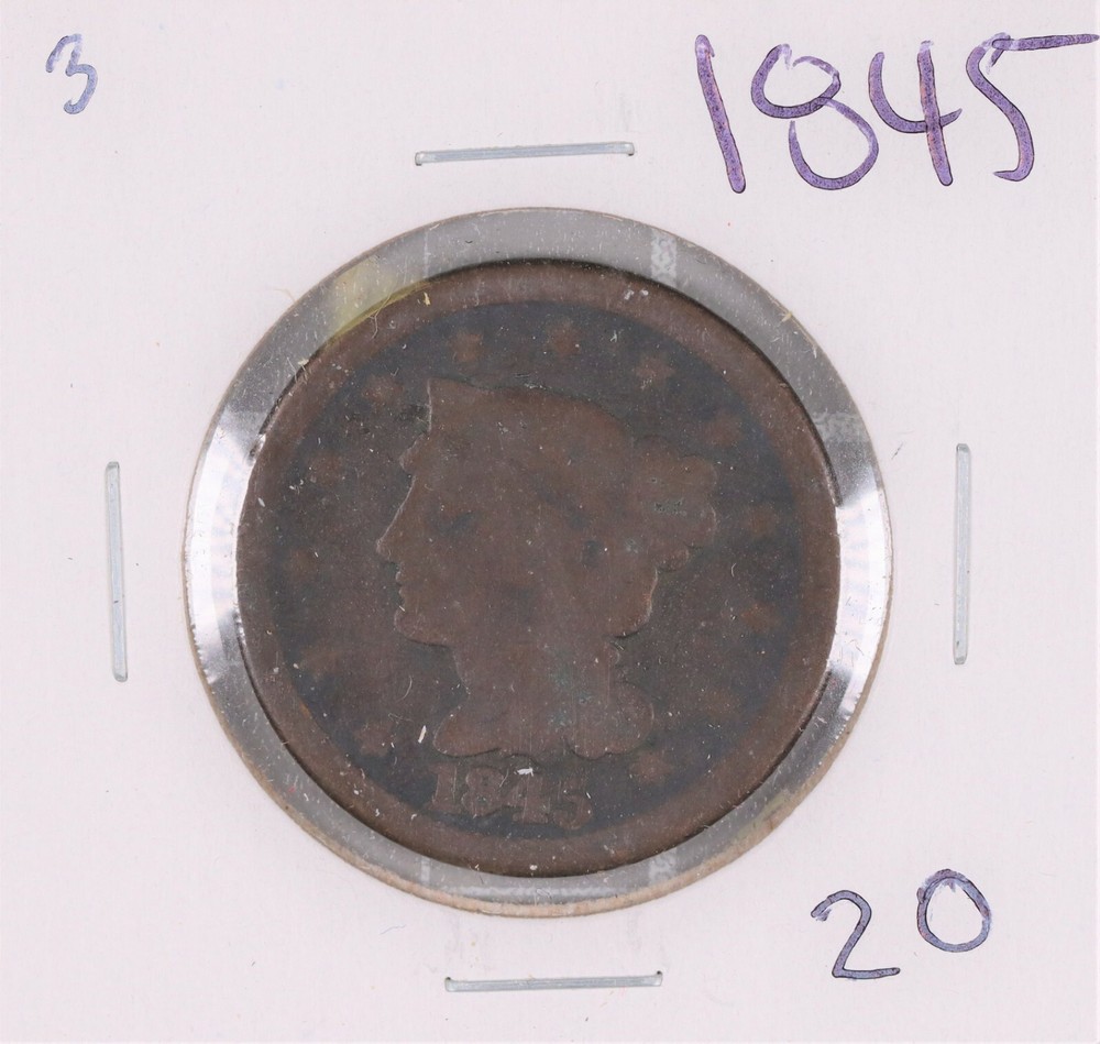 1845 Large Cent #3