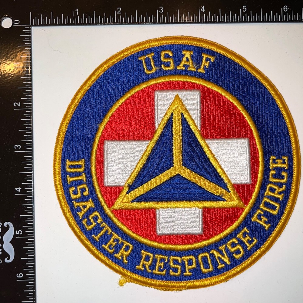 Cold War USAF US Air Force Disaster Hazard Response Force LARGE BACK Patch