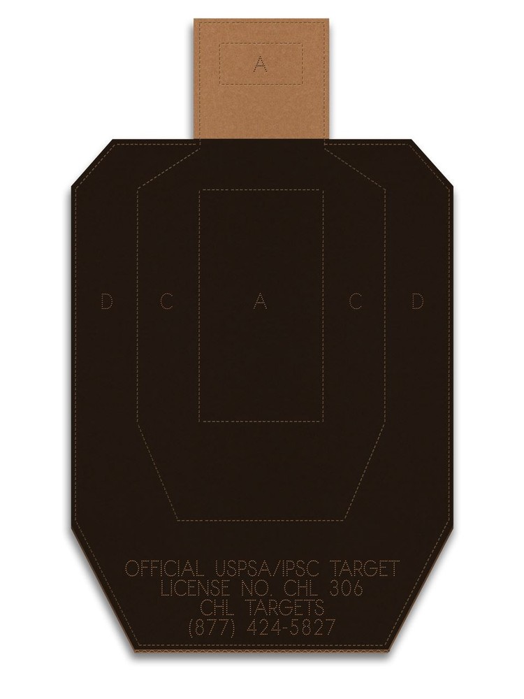 USPSA (Metric) Hardcover Target Sample Pack (100 Target Pack)