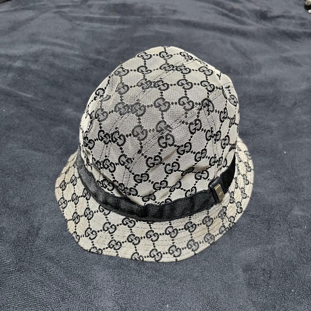 Gucci Gg Pattern Hat Beige/Black