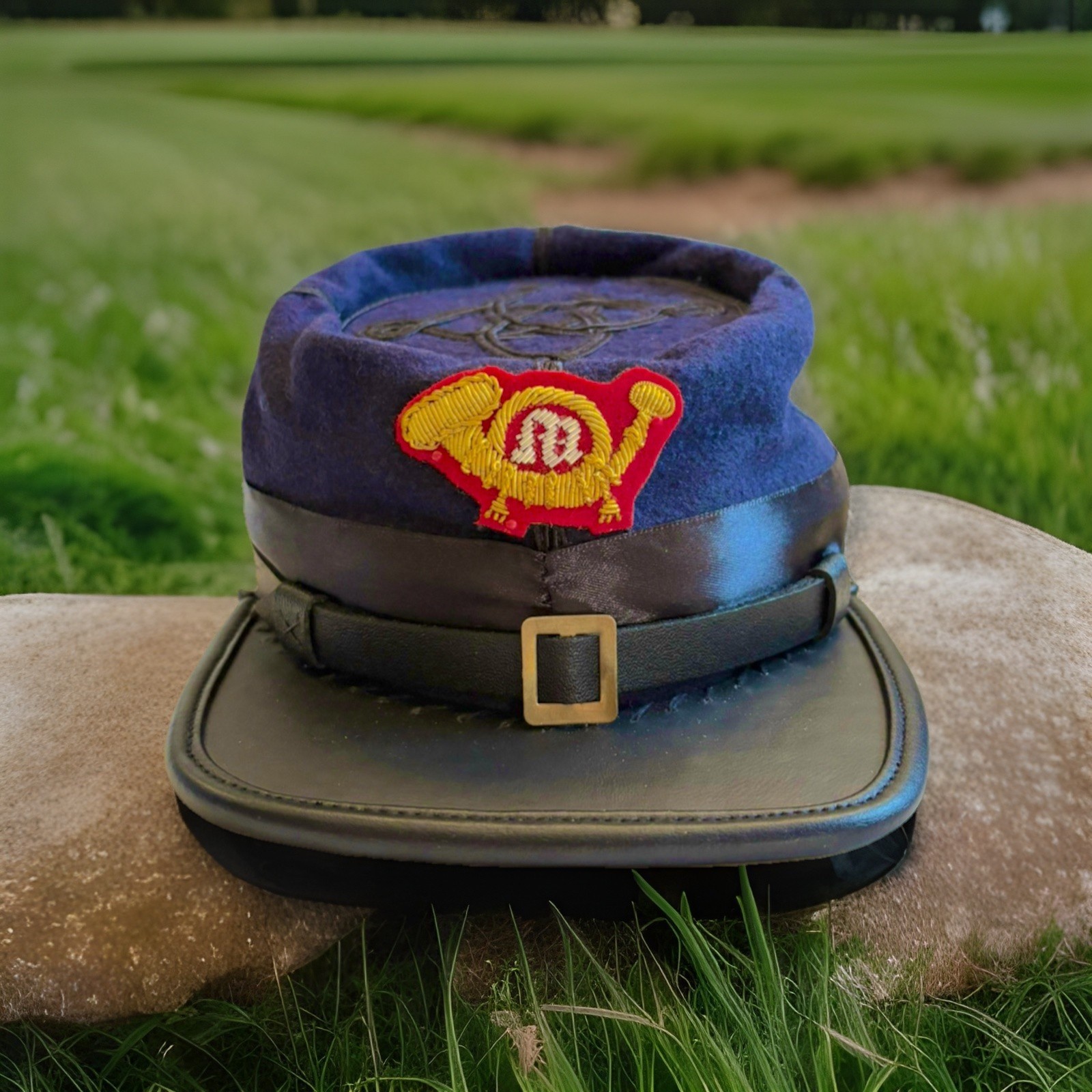 US American Civil War Federal Union Marine Corps Army Officers Kepi Hat Cap