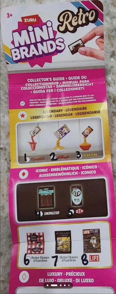 Retro Mini Brands 90s Nostalgia Collectibles: Cassette Tape, Pringles, Crayola