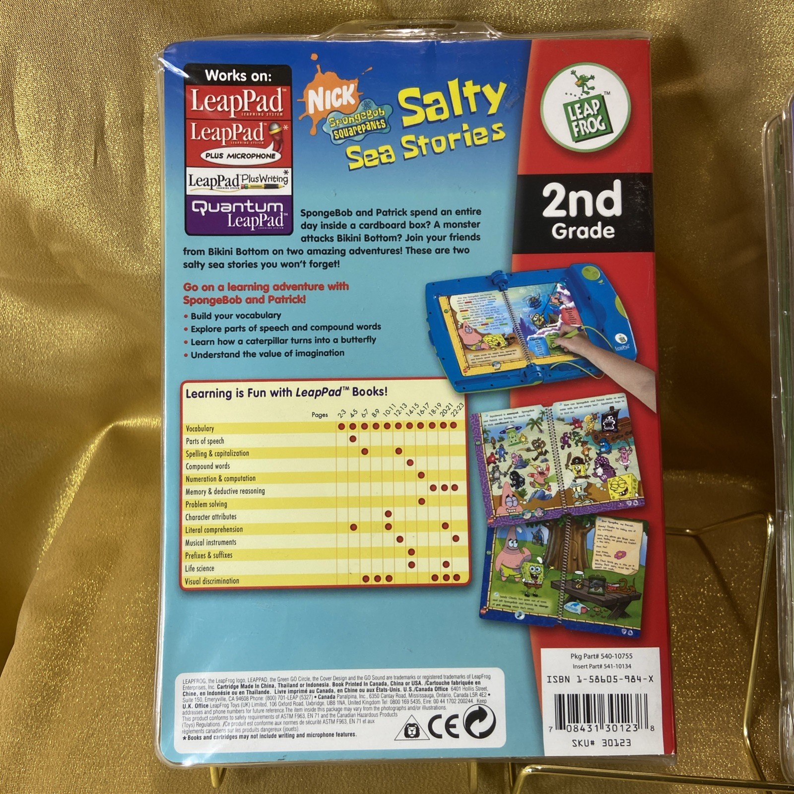 LeapFrog LeapPad / Spongebob Squarepants / Shrek 2 / Books and Cartridges 2003