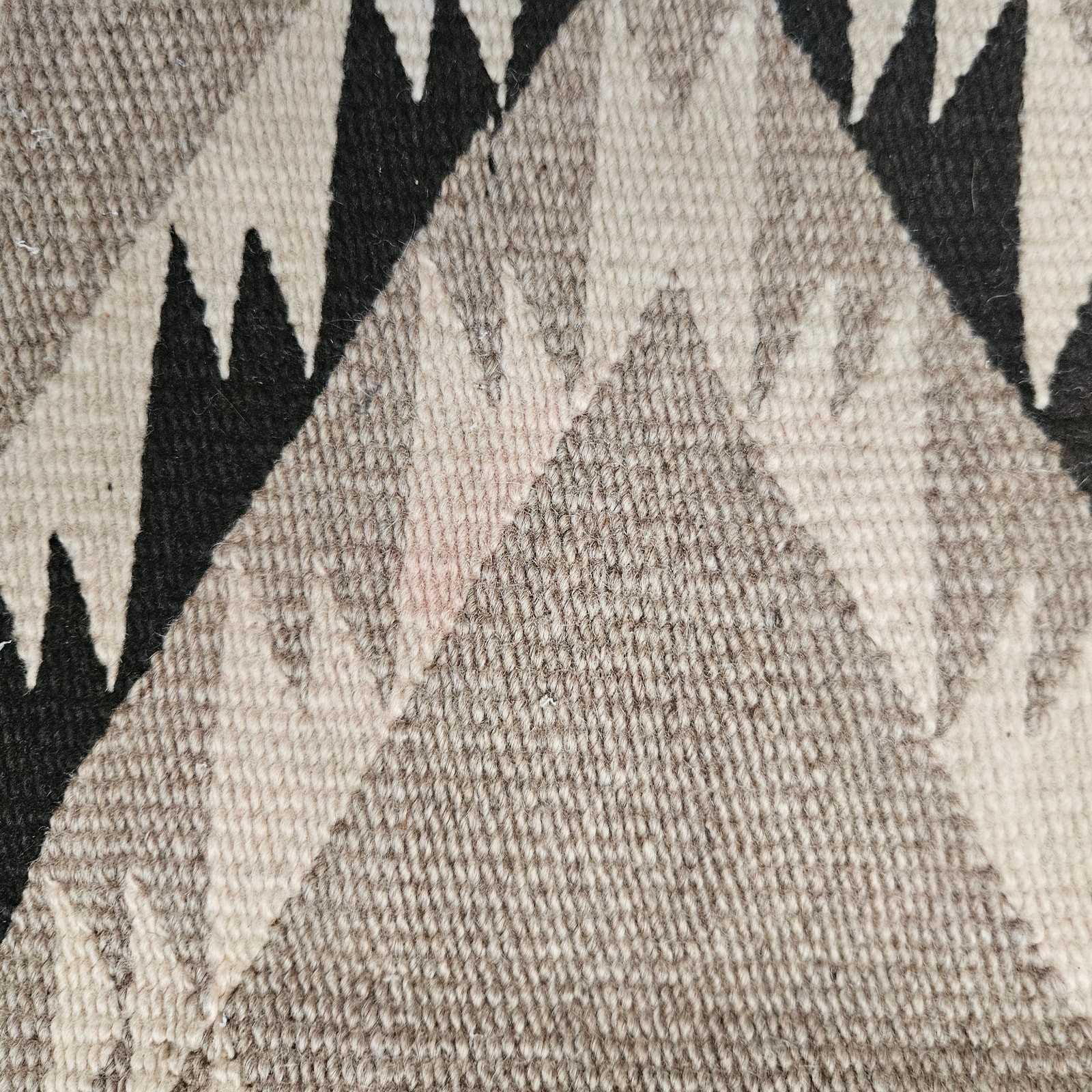 Authentic Early 1900's Navajo American Indian Rug, 24" x 36"