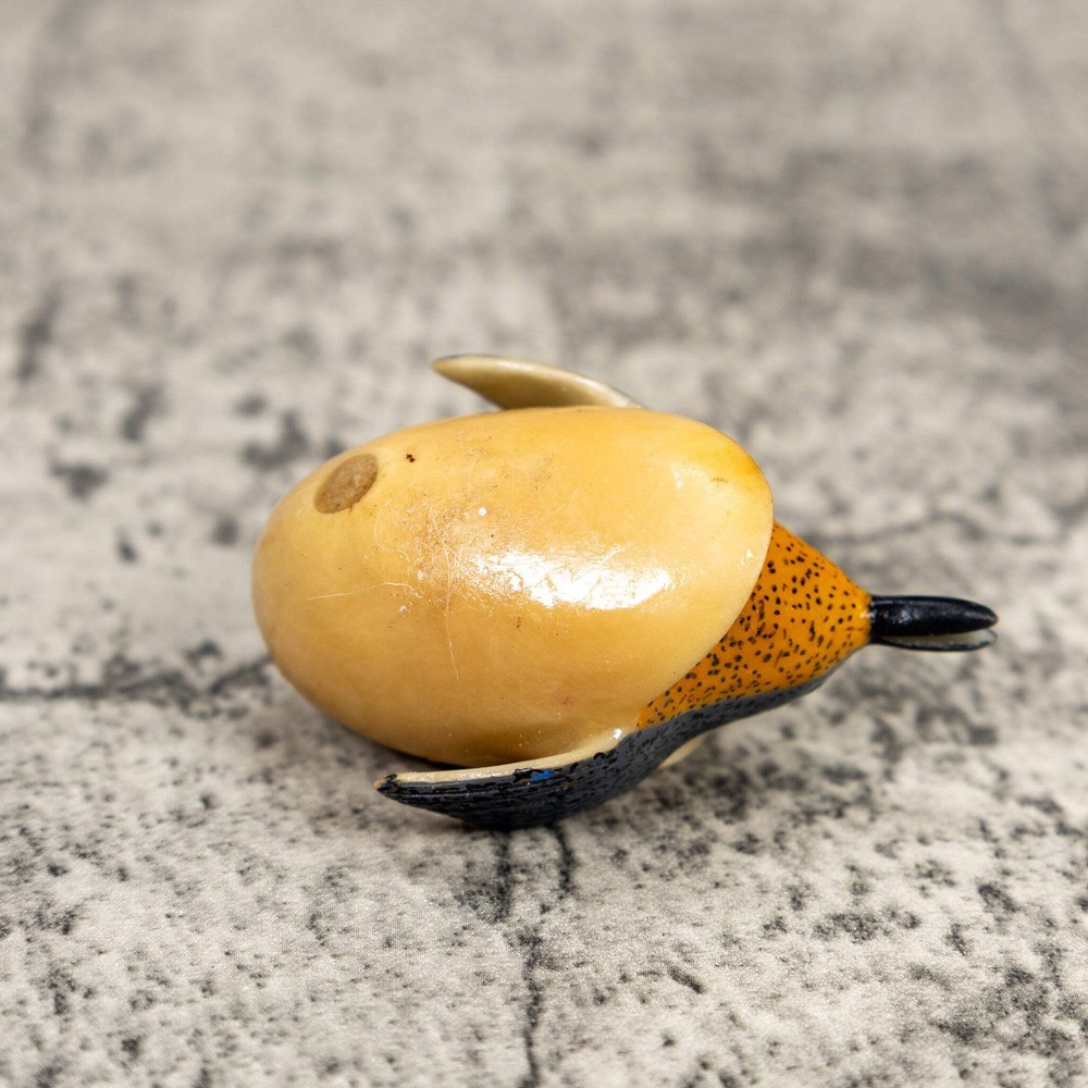 Seed Eater Bird Emerging Egg Tagua Carving