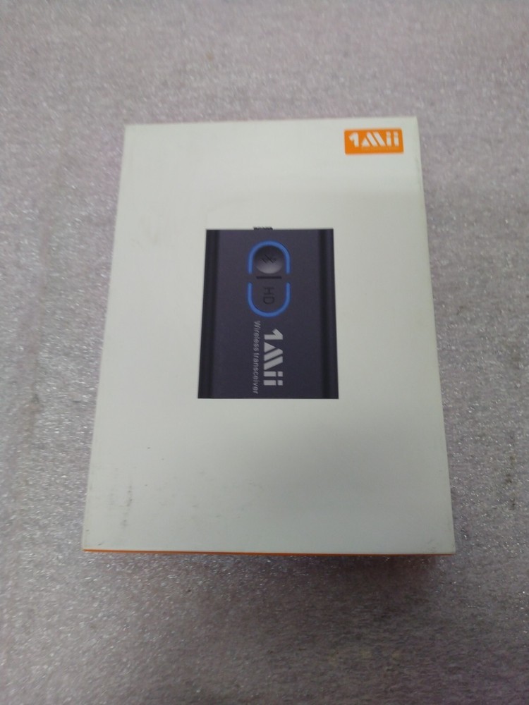 [Upgraded] 1Mii Bluetooth 5.0 Music Receiver with OLED Display, Aux...