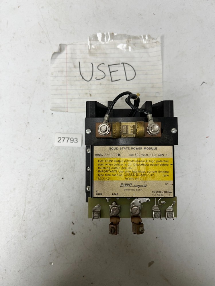 Harrel PM-440C Solid State Power Module 40 Amp, 460V