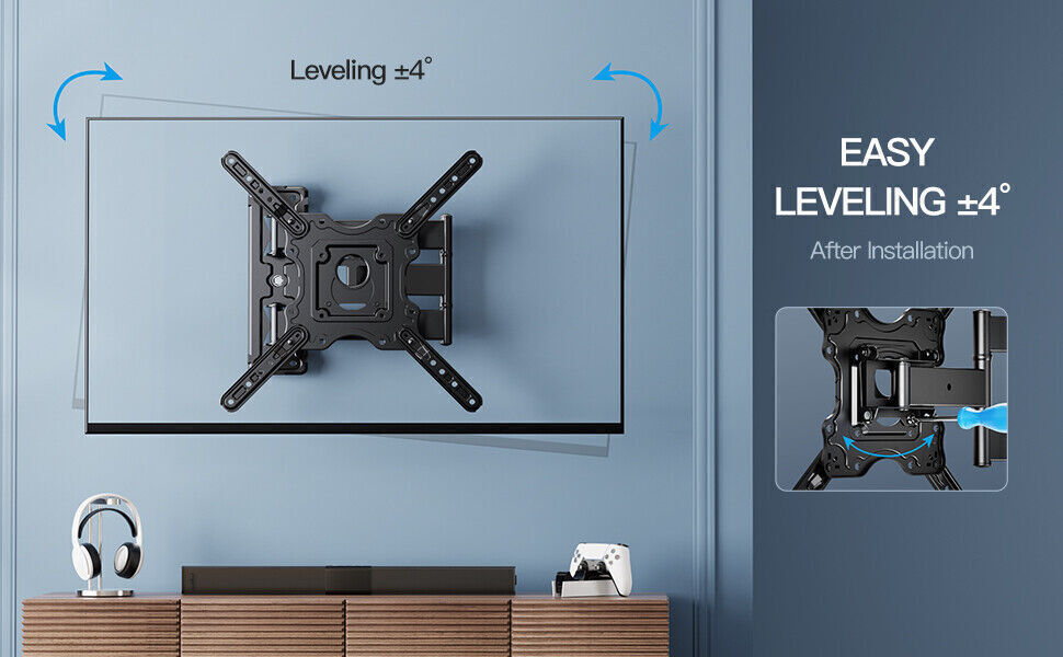 FULL MOTION LCD LED TV WALL MOUNT BRACKET SWIVEL TILT 32 37 39 40 42 46 47 50 55