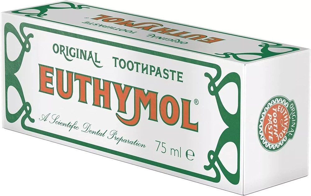 6X Euthymol Original Toothpaste 75ml PACK OF 6