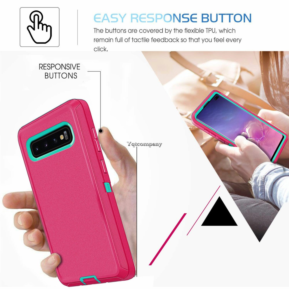 For Samsung Galaxy S10 Plus Shockproof Heavy Duty Case Cover / Screen Protector