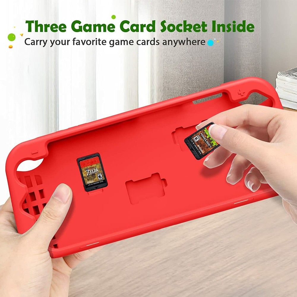 For Nintendo Switch OLED Model 2021 Case Soft Silicone Shock Proof Cover