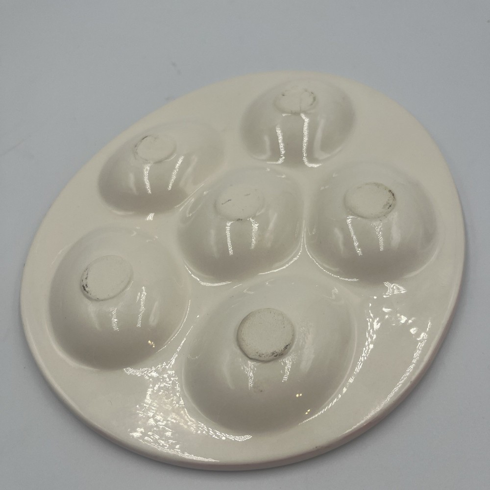 Easter Devil Egg holder Ceramic 9” By 7” Lot N