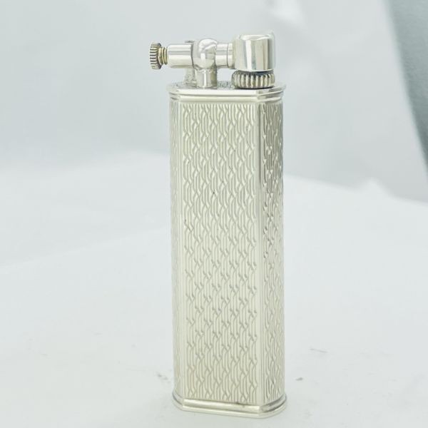 Working Dunhill Gas Lighter silver Sylphide without box