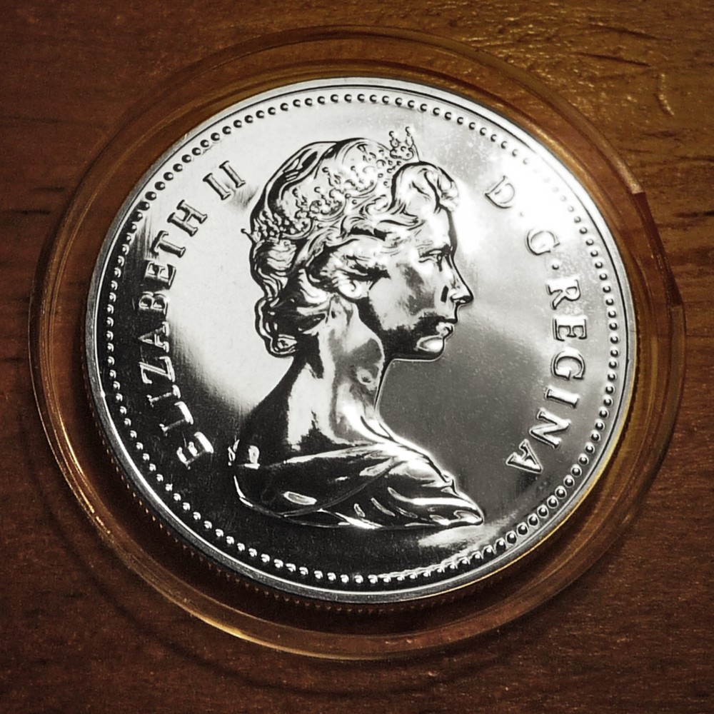 1979 CANADA GRIFFON SILVER DOLLAR UNCIRCULATED DMPL