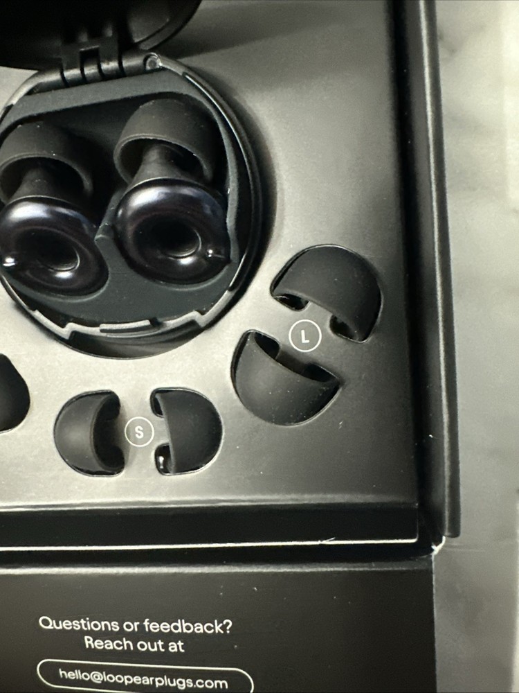 Loop Switch 2 Black Adjustable Ear Plugs - MSRP $60