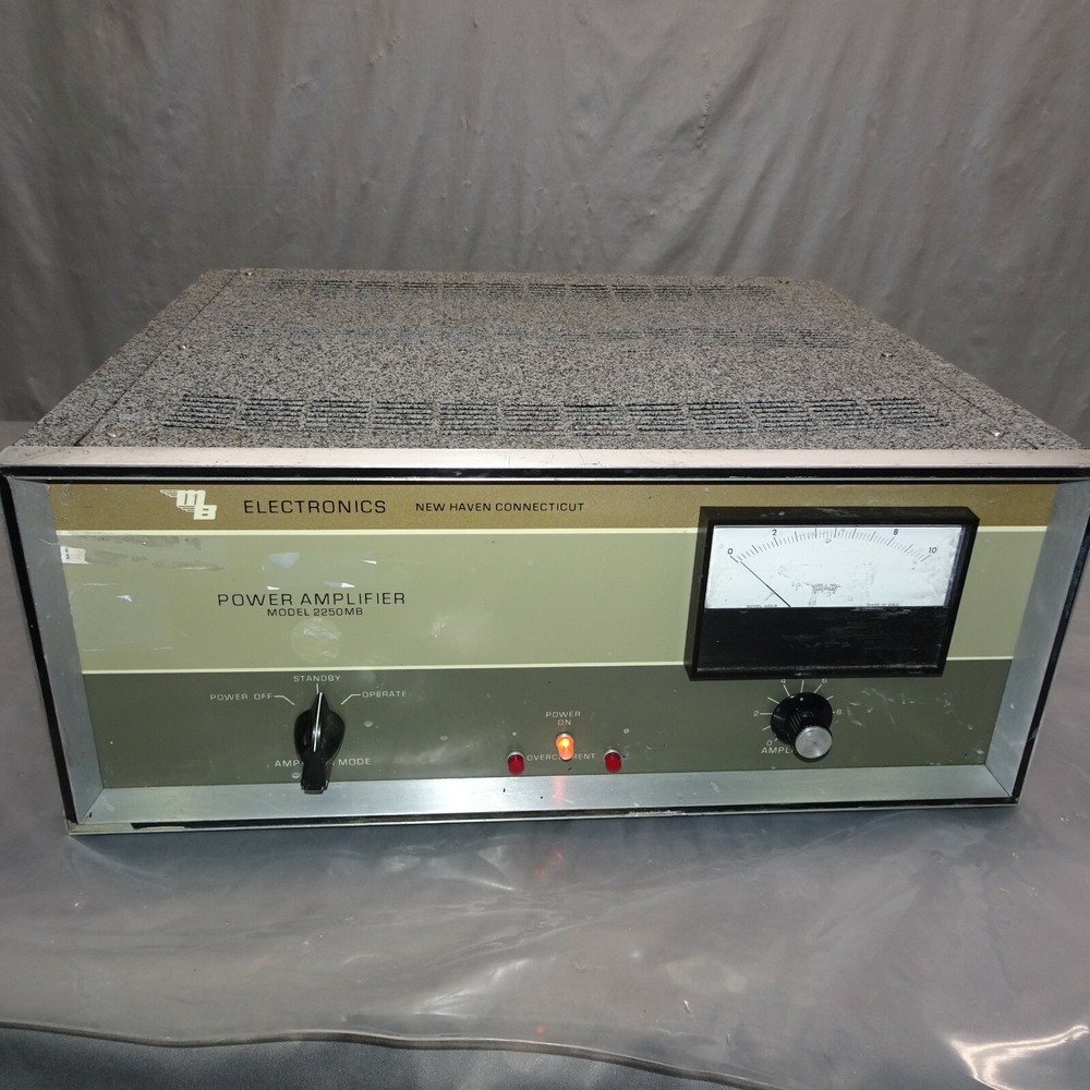 MB ELECTRONICS POWER AMPLIFIER 2250MB s/n 663
