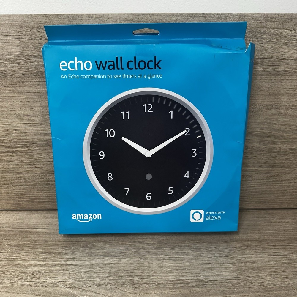 Amazon Echo Wall Clock Compatible w/Amazon Alexa Smart Device